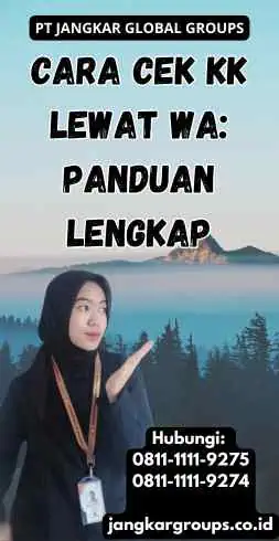 Cara Cek KK Lewat Wa Panduan Lengkap