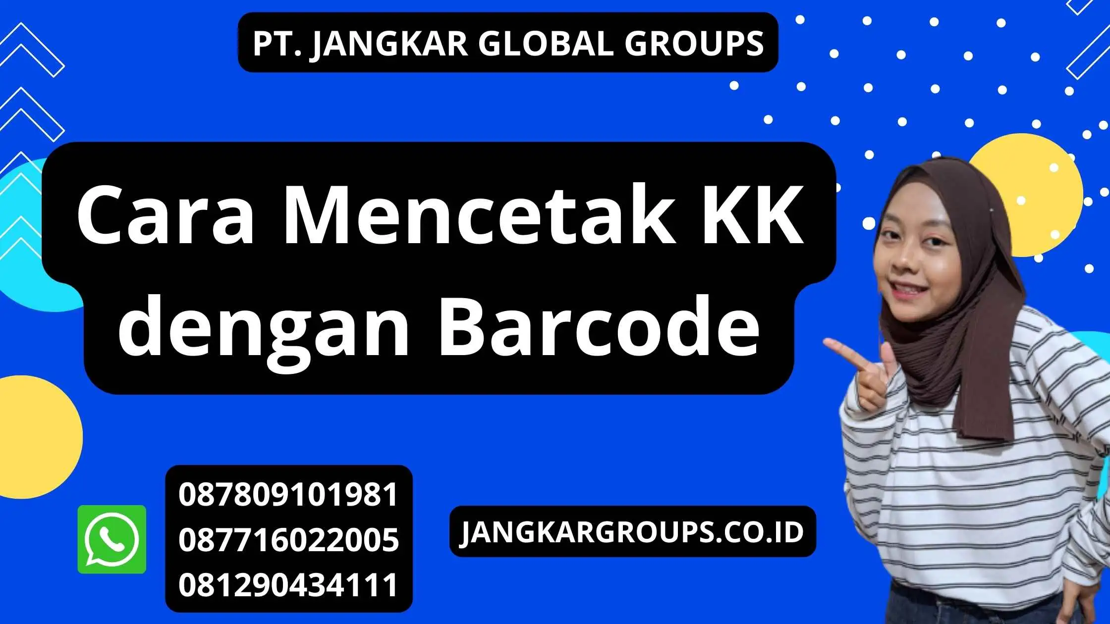 Cara Mencetak KK dengan Barcode