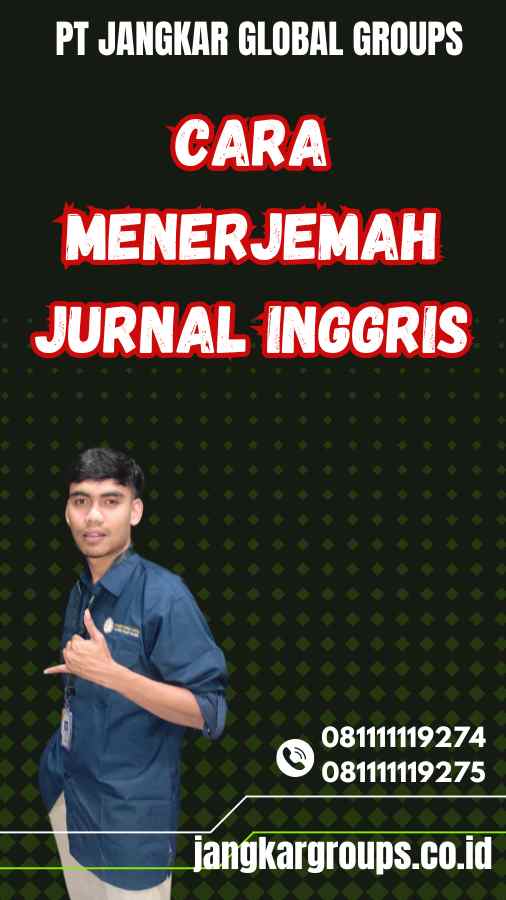 Cara Menerjemah Jurnal Inggris