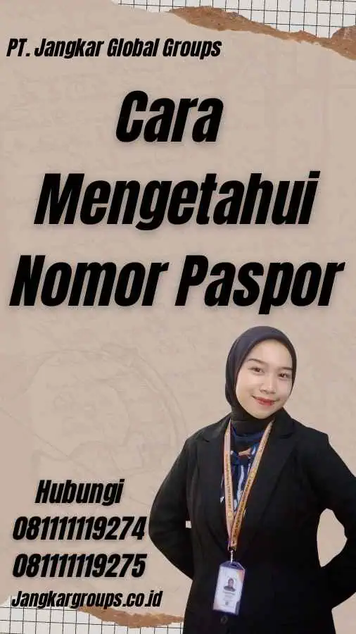 Cara Mengetahui Nomor Paspor