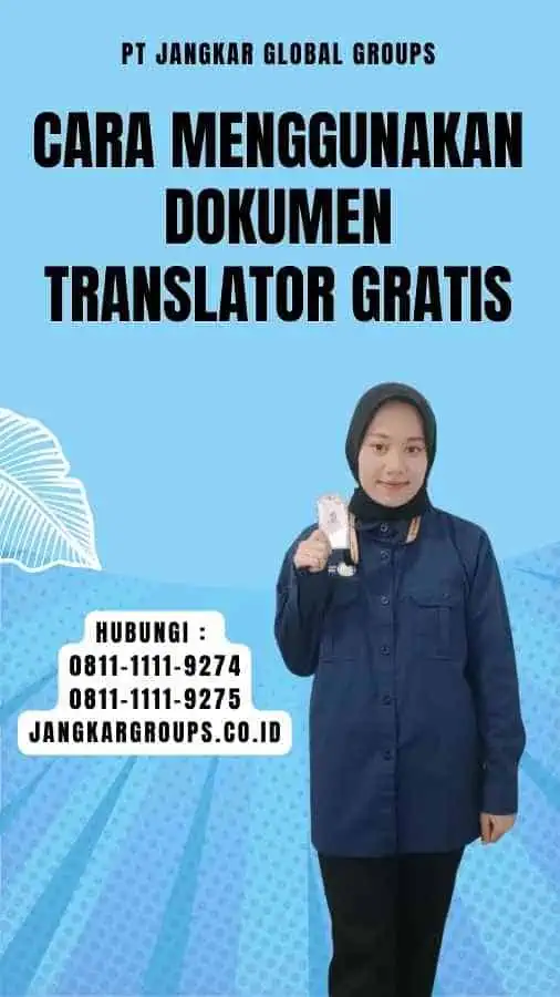 Cara Menggunakan Dokumen Translator Gratis