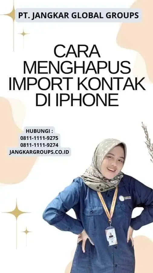 Cara Menghapus Import Kontak di iPhone