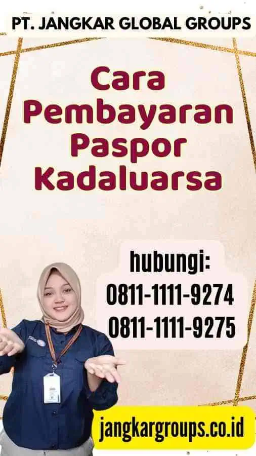 Cara Pembayaran Paspor Kadaluarsa