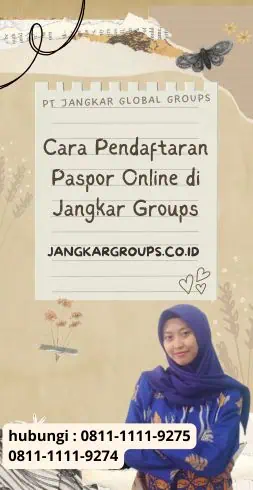 Cara Pendaftaran Paspor Online di Jangkar Groups