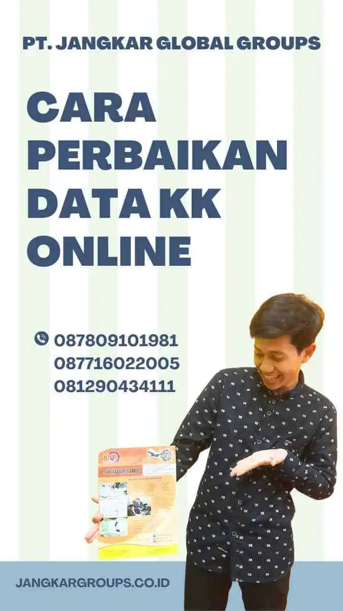 Cara Perbaikan Data KK Online