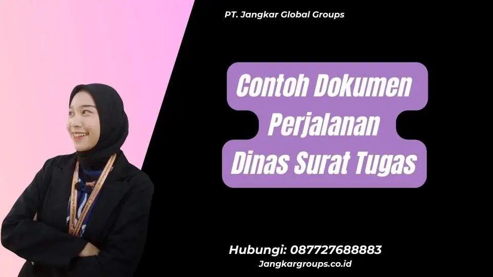 Contoh Dokumen Perjalanan Dinas Surat Tugas