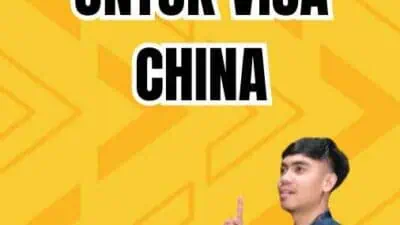 Contoh Foto untuk Visa China