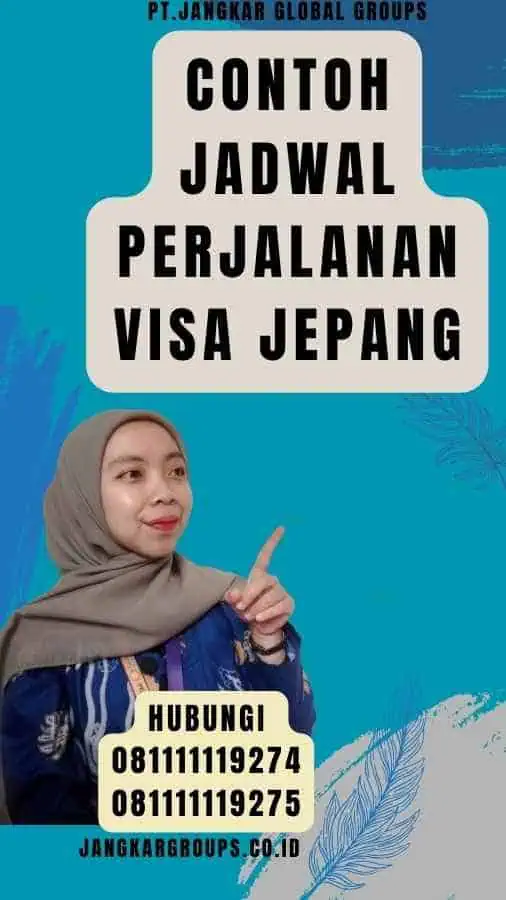 Contoh Jadwal Perjalanan Visa Jepang