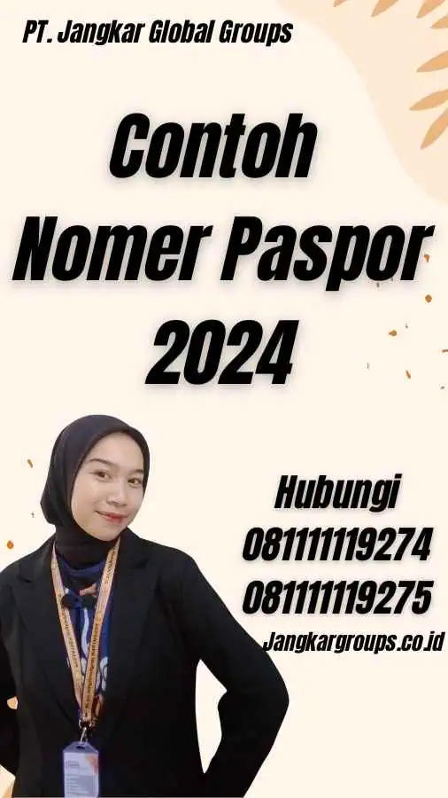 Contoh Nomer Paspor 2024