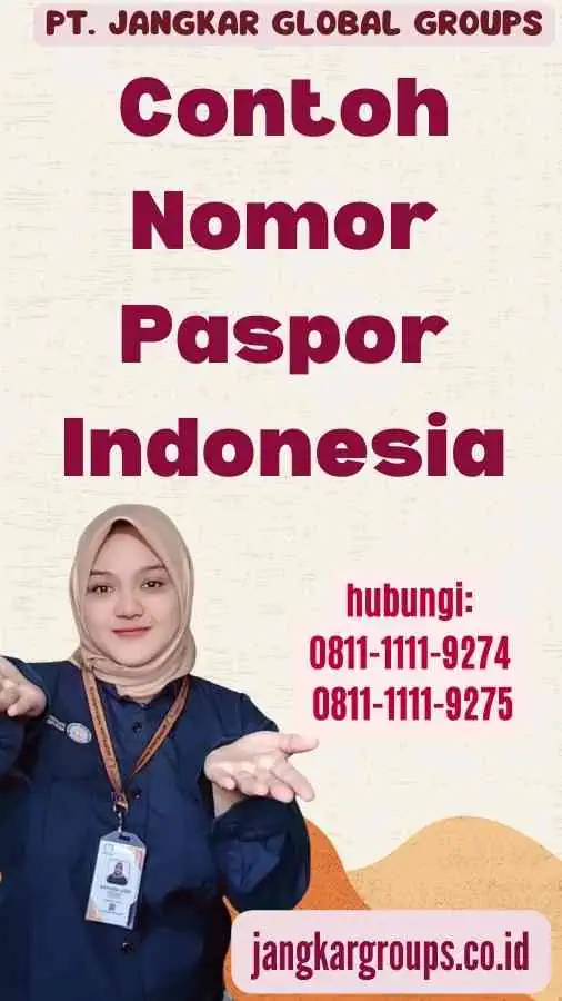 Contoh Nomor Paspor Indonesia