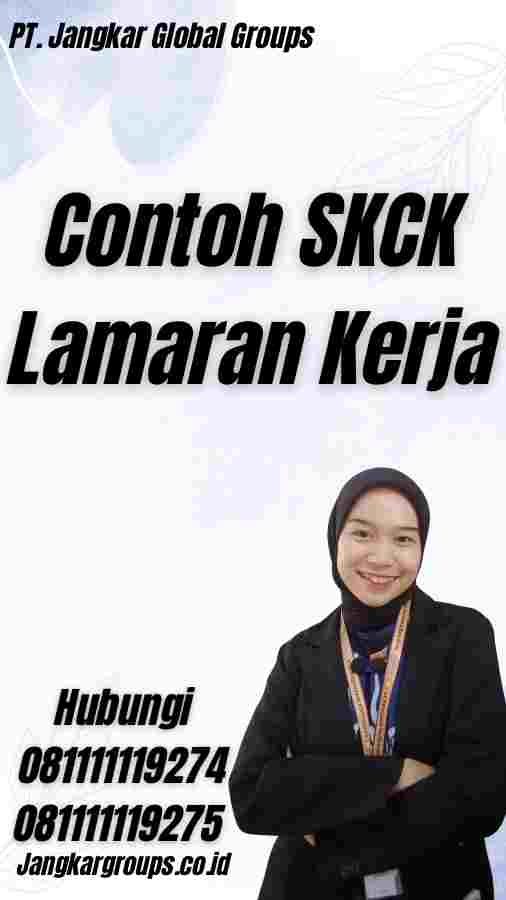 Contoh SKCK Lamaran Kerja