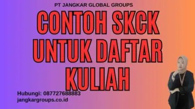 Contoh SKCK Untuk Daftar Kuliah