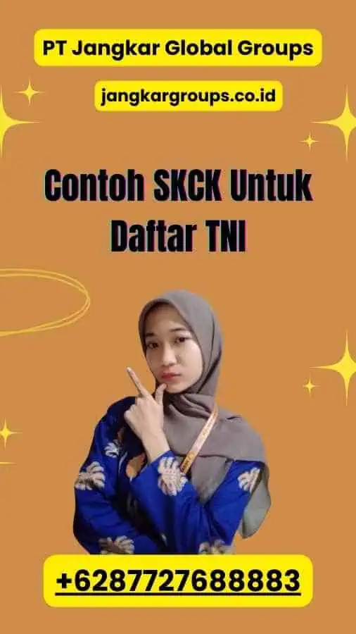 Contoh SKCK Untuk Daftar TNI