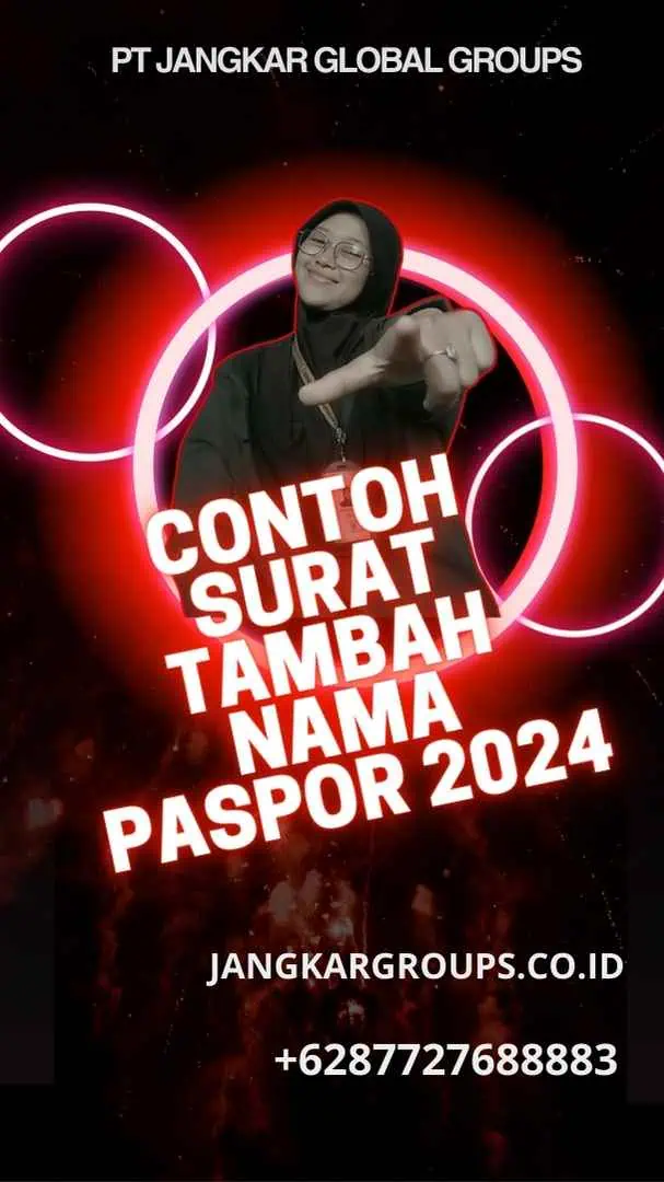 Contoh Surat Tambah Nama Paspor 2024