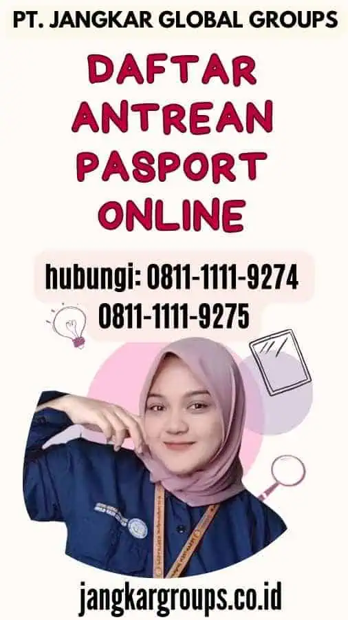 Daftar Antrean Pasport Online