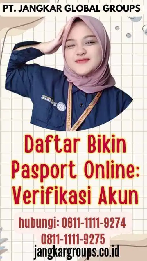 Daftar Bikin Pasport Online Verifikasi Akun