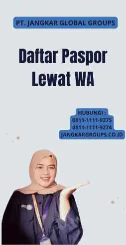 Daftar Paspor Lewat WA