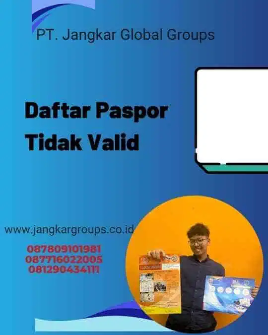 Daftar Paspor Tidak Valid