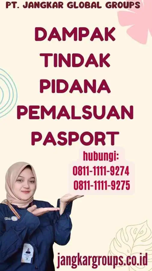 Dampak Tindak Pidana Pemalsuan Pasport