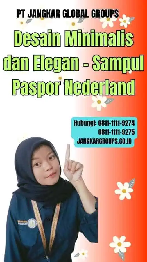 Desain Minimalis dan Elegan Sampul Paspor Nederland