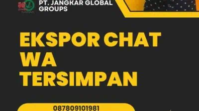 Ekspor Chat Wa Tersimpan