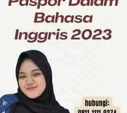 Formulir Paspor Dalam Bahasa Inggris 2023