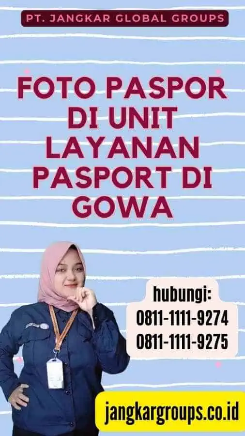 Foto Paspor di Unit Layanan Pasport di Gowa