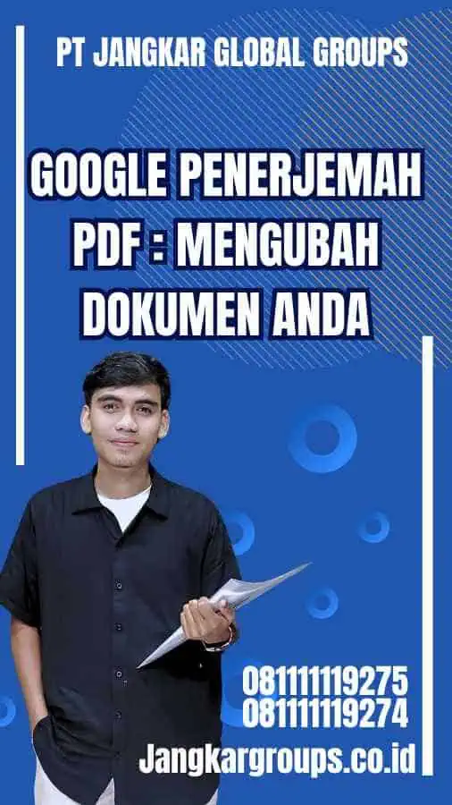 Google Penerjemah PDF Mengubah Dokumen Anda