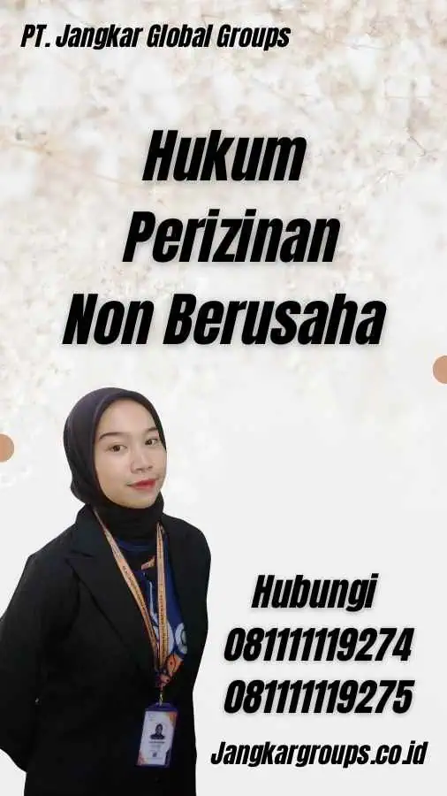 Hukum Perizinan Non Berusaha