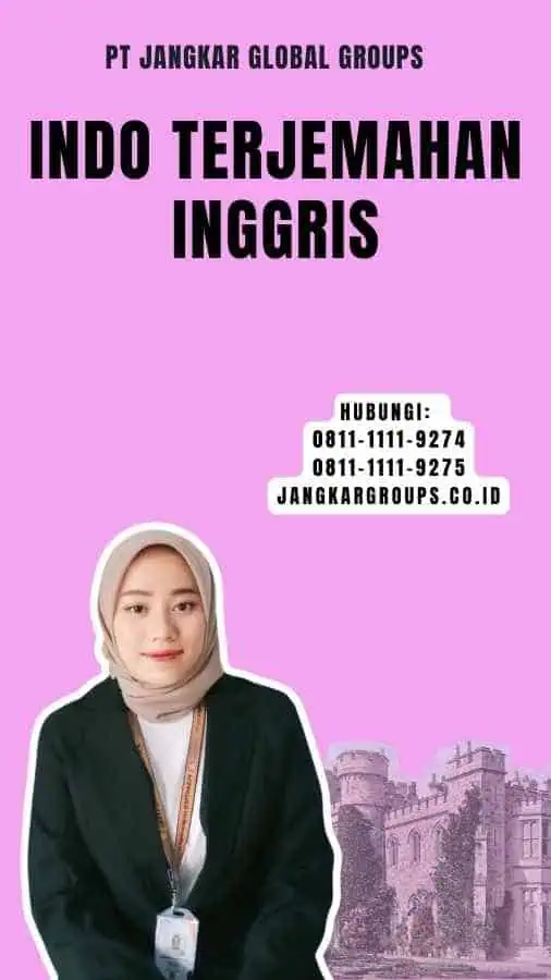 Indo Terjemahan Inggris