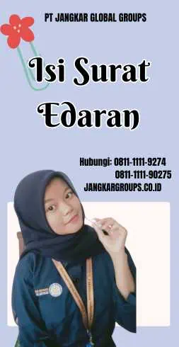 Isi Surat Edaran