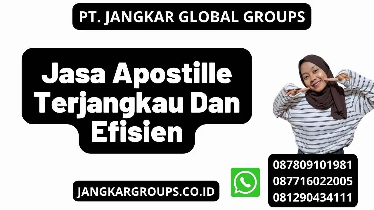 Jasa Apostille Terjangkau Dan Efisien