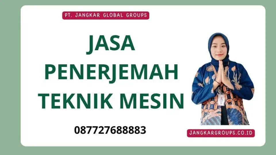 Jasa Penerjemah Teknik Mesin