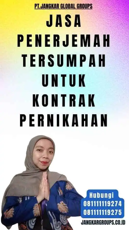 Jasa Penerjemah Tersumpah Untuk Kontrak Pernikahan