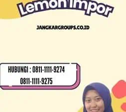 Jual Bibit Jeruk Lemon Impor