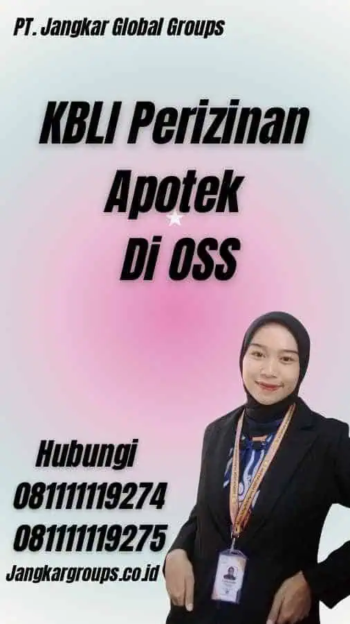 KBLI Perizinan Apotek Di OSS