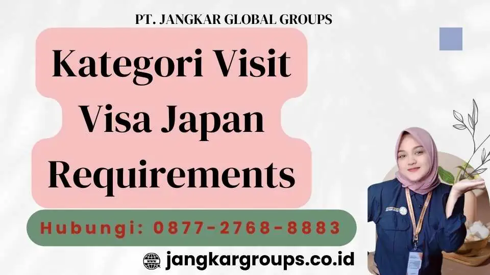 Kategori Visit Visa Japan Requirements