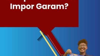 Kenapa Indonesia Impor Garam?