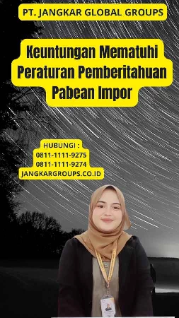 Keuntungan Mematuhi Peraturan Pemberitahuan Pabean Impor