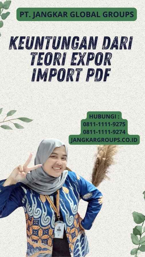 Keuntungan dari Teori Expor Import Pdf