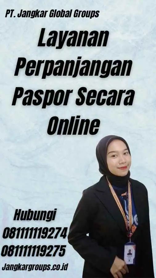 Layanan Perpanjangan Paspor Secara Online