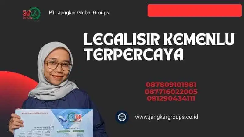 Legalisir Kemenlu Terpercaya