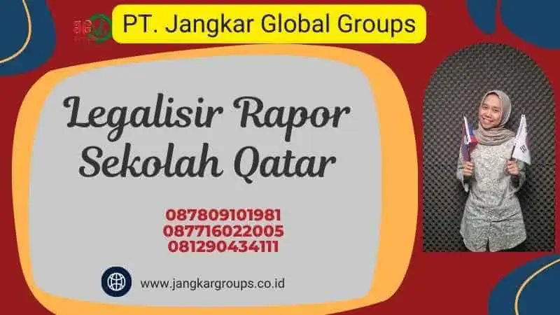 Legalisir Rapor Sekolah Qatar