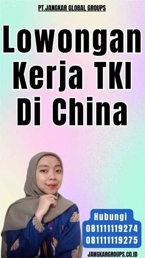 Lowongan Kerja TKI Di China