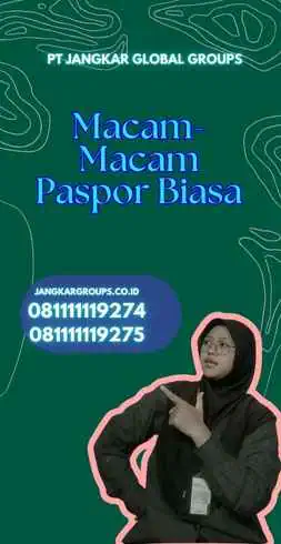 Macam-Macam Paspor Biasa