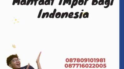 Manfaat Impor Bagi Indonesia