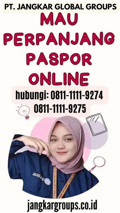 Mau Perpanjang Paspor Online