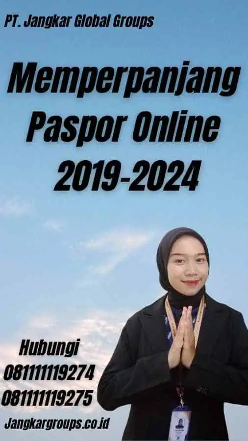 Memperpanjang Paspor Online 2019-2024