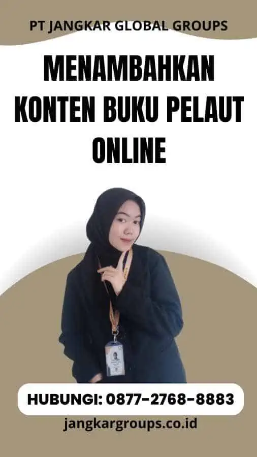 Menambahkan Konten Buku Pelaut Online