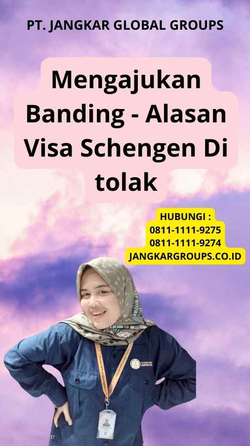 Mengajukan Banding - Alasan Visa Schengen Di tolak